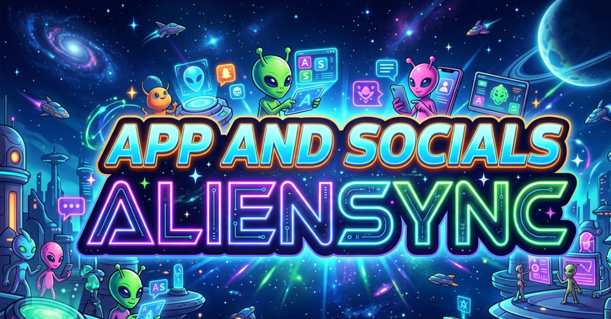 App and Socials AlienSync: Features & Tech Updates
