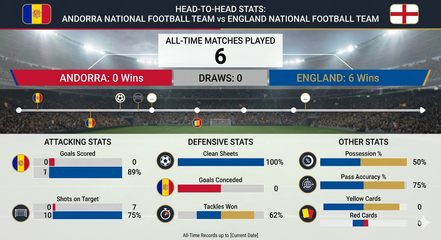 andorra national football team vs england national football team stats