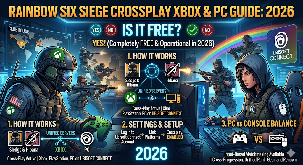 Six Siege Crossplay Xbox PC